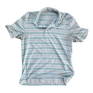Vineyard Vines Prairie Dunes Country Club Polo Shirt Blue Medium